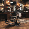 Globalstar Professional Barber Chair – Vintage Hydraulic Salon Chair with Adjustable Recline & High-Density Foam