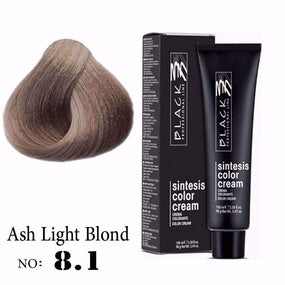 Black Sintesis Color Cream Ash Light Blonde 8.1 - Awarid UAE