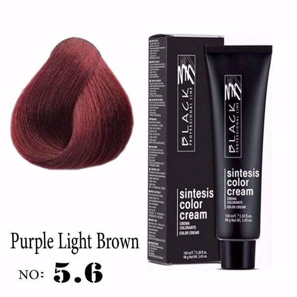 Hair color, Hair coloring, Purple Light Brown, Hair color 5.6