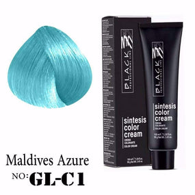 Hair color, Hair coloring, Ammonia, Maldices azure hair color, GLC1 hair color