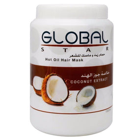 Globalstar Hot Oil Hair Mask Coconut Extract 1500ml - Awarid UAE