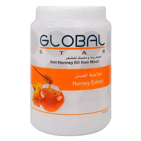 Globalstar Hot Oil Hair Mask Honey Extract 1500ml - Awarid UAE