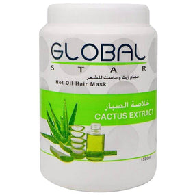 Globalstar Hot Oil Hair Mask Cactus Extract 1500ml - Awarid UAE