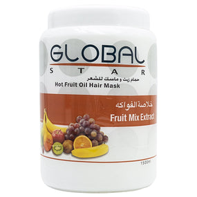 Globalstar Hot Oil Hair Mask Mix Fruit Extract 1500ml - Awarid UAE