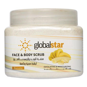 Globalstar Exfoliating Face & Body Scrub Banana 500ml - Awarid UAE