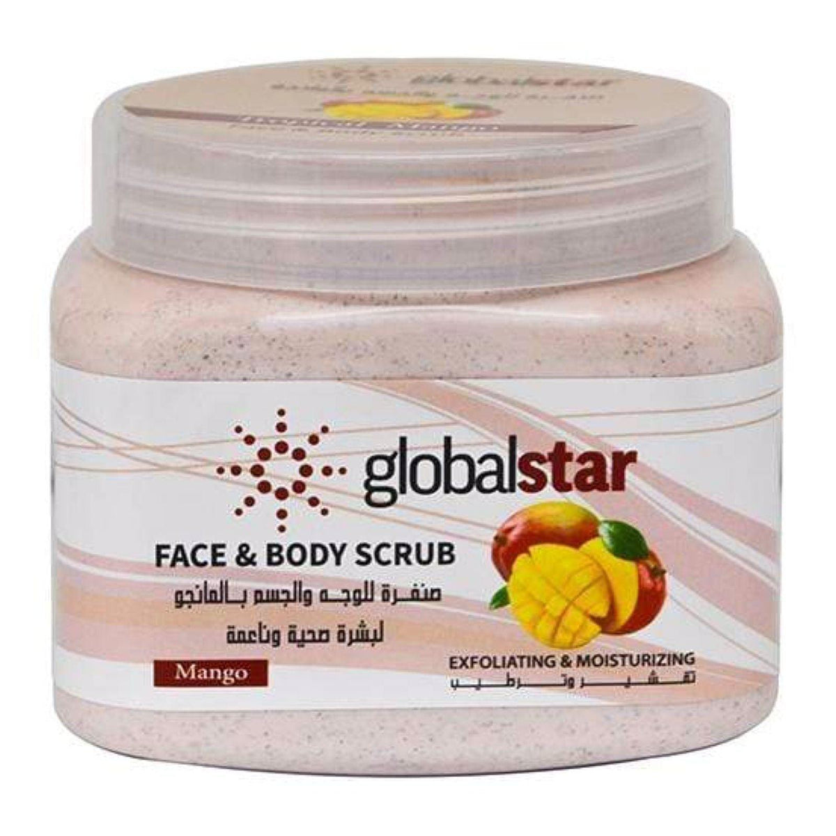 Globalstar Exfoliating Face & Body Scrub Mango 500ml