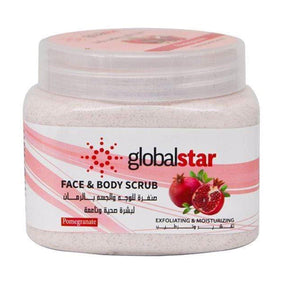 Globalstar Exfoloating Face & Body Scrub Pomegranate 500ml - Awarid UAE