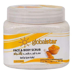 Globalstar Exfoliating Face & Body Scrub Curcuma 500ml - Awarid UAE