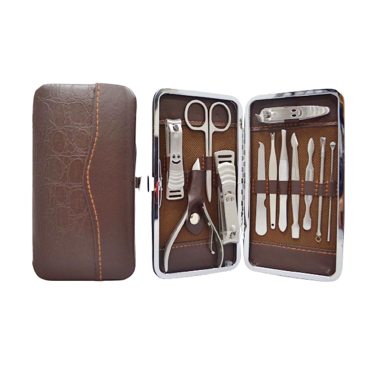 Globalstar Professional 12 in 1 Manicure Set - 1228B - Awarid UAE