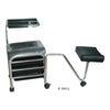 Black Professional Hand & Foot Care Pedicure Trolley M-3001A - Awarid UAE