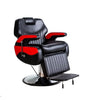 Black Professional Black & Red Barber Chair - 2689 - Awarid UAE