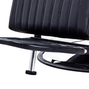 Black Professional Black & White Barber Chair - 2689A - Awarid UAE