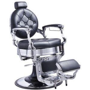 Black Professional Metal Hydraulic Barber Chair BX-2922 - Awarid UAE