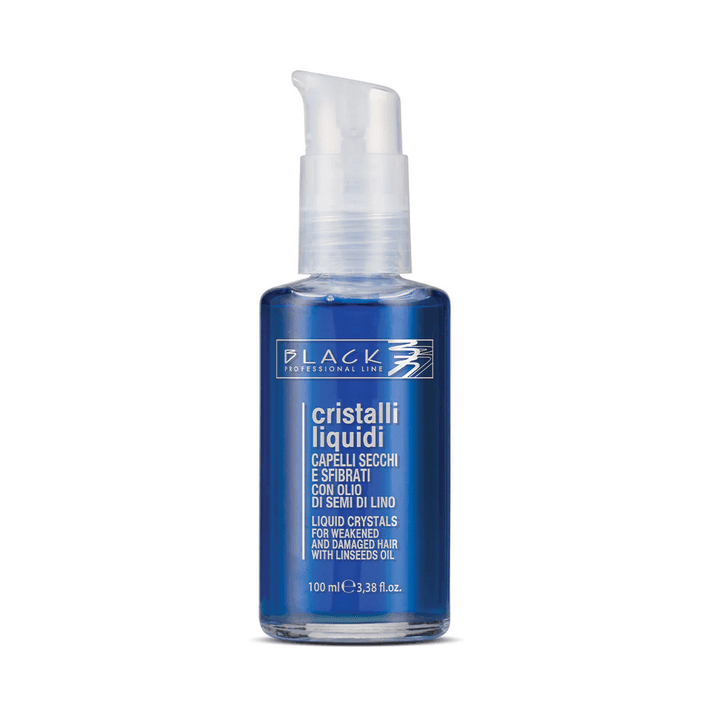 Black Liquid Crystals Blue For Weakened And Damaged Hair 100ml
