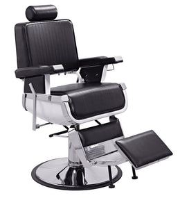 Black Professional Hydraulic Barber Chair BS-7178 - Awarid UAE