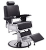 Black Professional Hydraulic Barber Chair BS-7178 - Awarid UAE