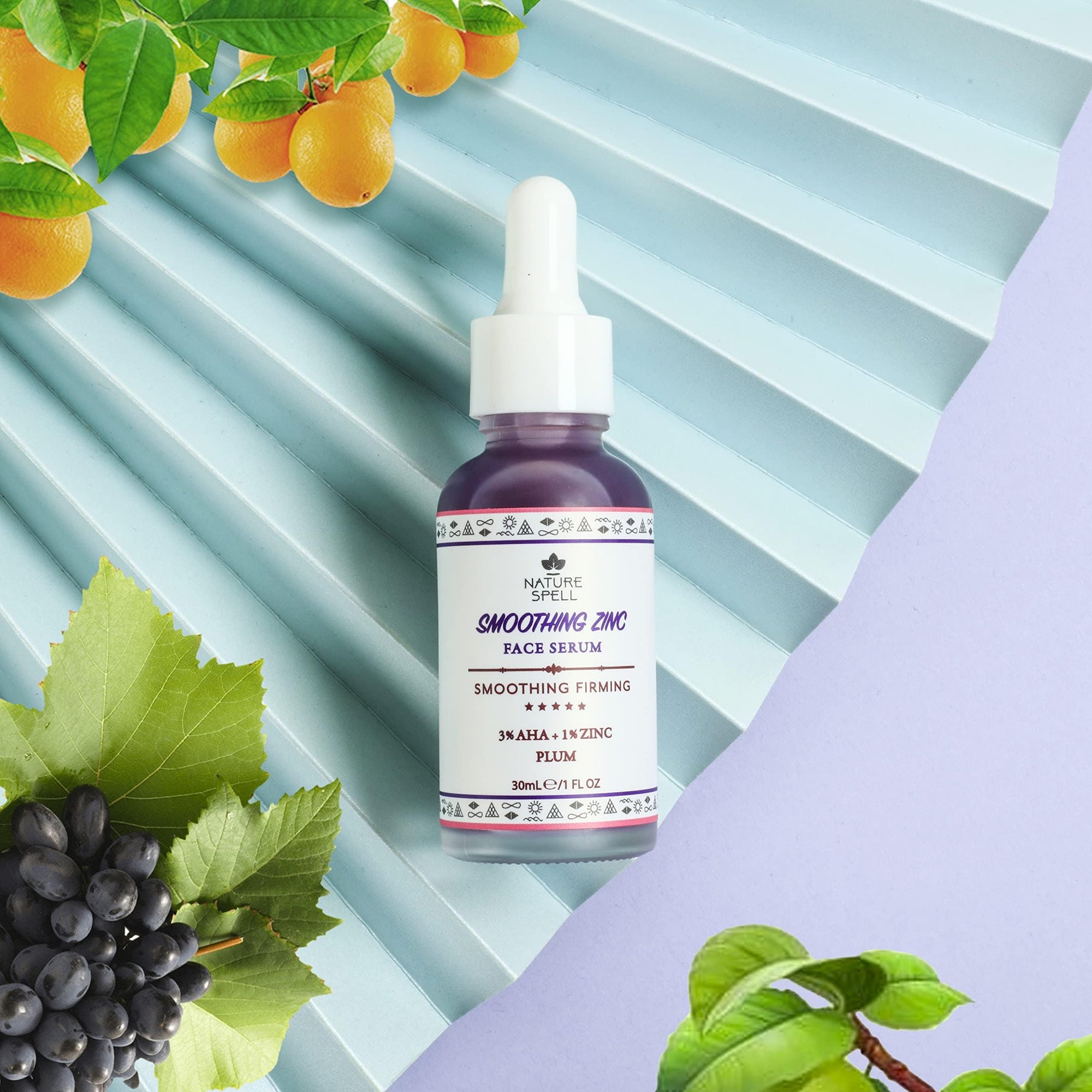 Nature Spell Smoothing Zinc Face Serum 30ml