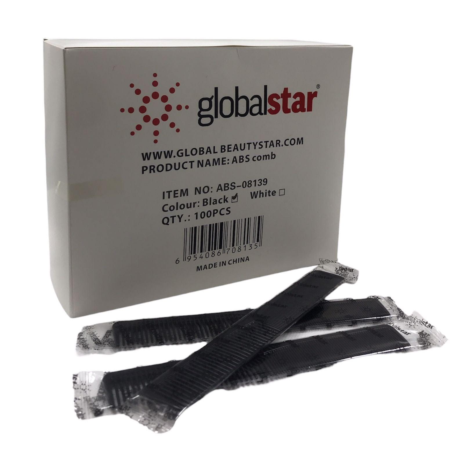 Globalstar Disposable Comb Black Big 100pcs ABS-08139