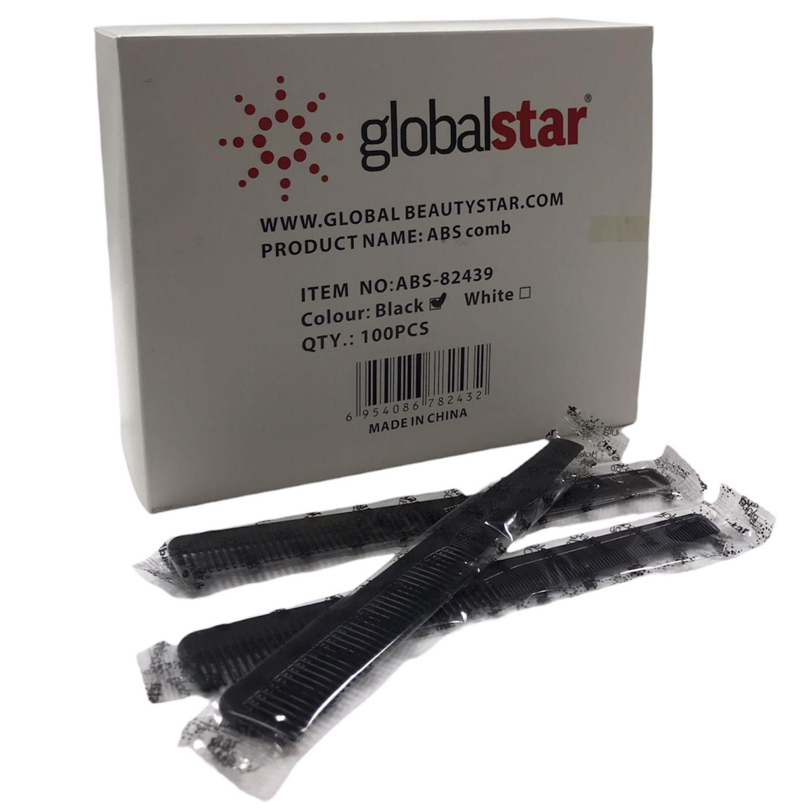 Globalstar Disposable Comb Black Smal 100pcs ABS-82439