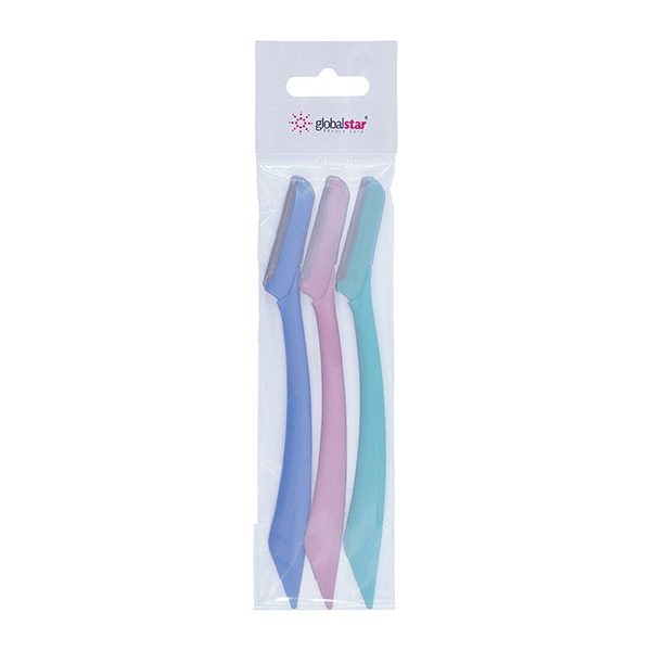 Globalstar 3pcs 1x3 Eyebrow Blades BL-4 - Awarid UAE