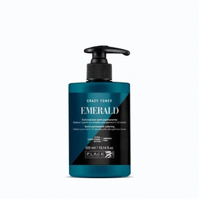 Black Hair Toner Semi Permanent Coloring Ammonia Free Emerald 300ml - Awarid UAE