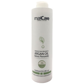 Maxcare Moroccan Organics Argan Oil Gloss Peroxide 3% 10 Volume 1000ml - Awarid UAE