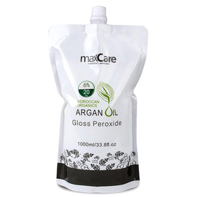 Maxcare Moroccan Organics Argan Oil Gloss Peroxide 6% 20 Volume 1000ml - Awarid UAE