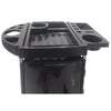 Globalstar Professional Black Salon Trolley With Door BS-1156 - Awarid UAE