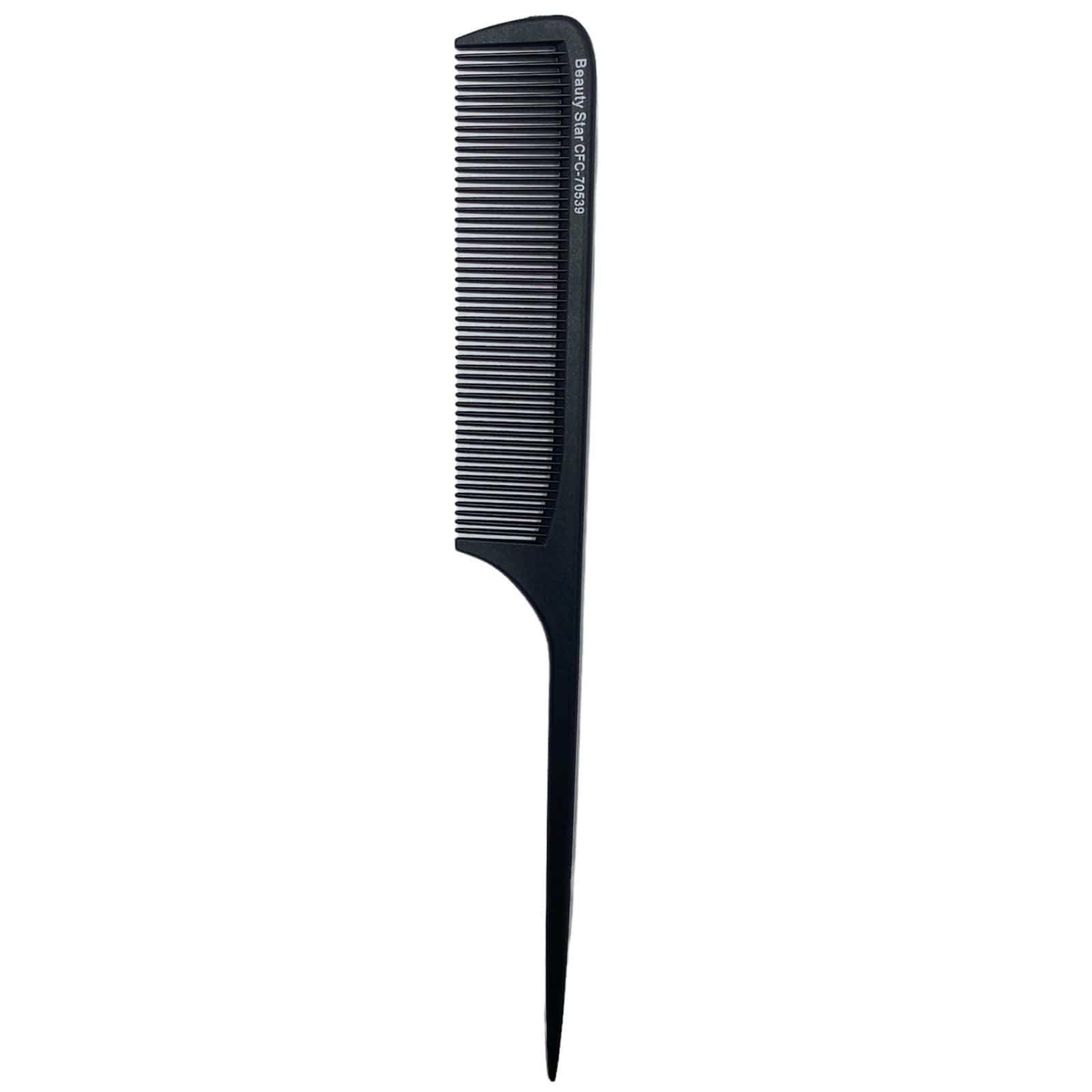 Beautystar Carbon Fiber Pin Tail Comb CFC-70539