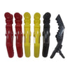 Globalstar Salon Alligator Tip Plastic Hair Clips Mix Color 6pcs CH-36639 - Awarid UAE