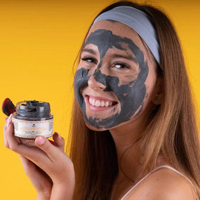 Nature Spell Revitalise Me Face Mask Activated Charcoal & Honey 100ml - Awarid UAE