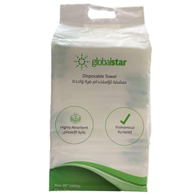 Globalstar Disposable Hygienic Towels 25pcs 80*160cm - Awarid UAE