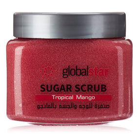 Globalstar Face & Body Sugar Scrub Tropical Mango 600g - Awarid UAE