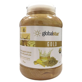 Globalstar Exfoliating Foot And Body Scrub Gold 5kg - Awarid UAE