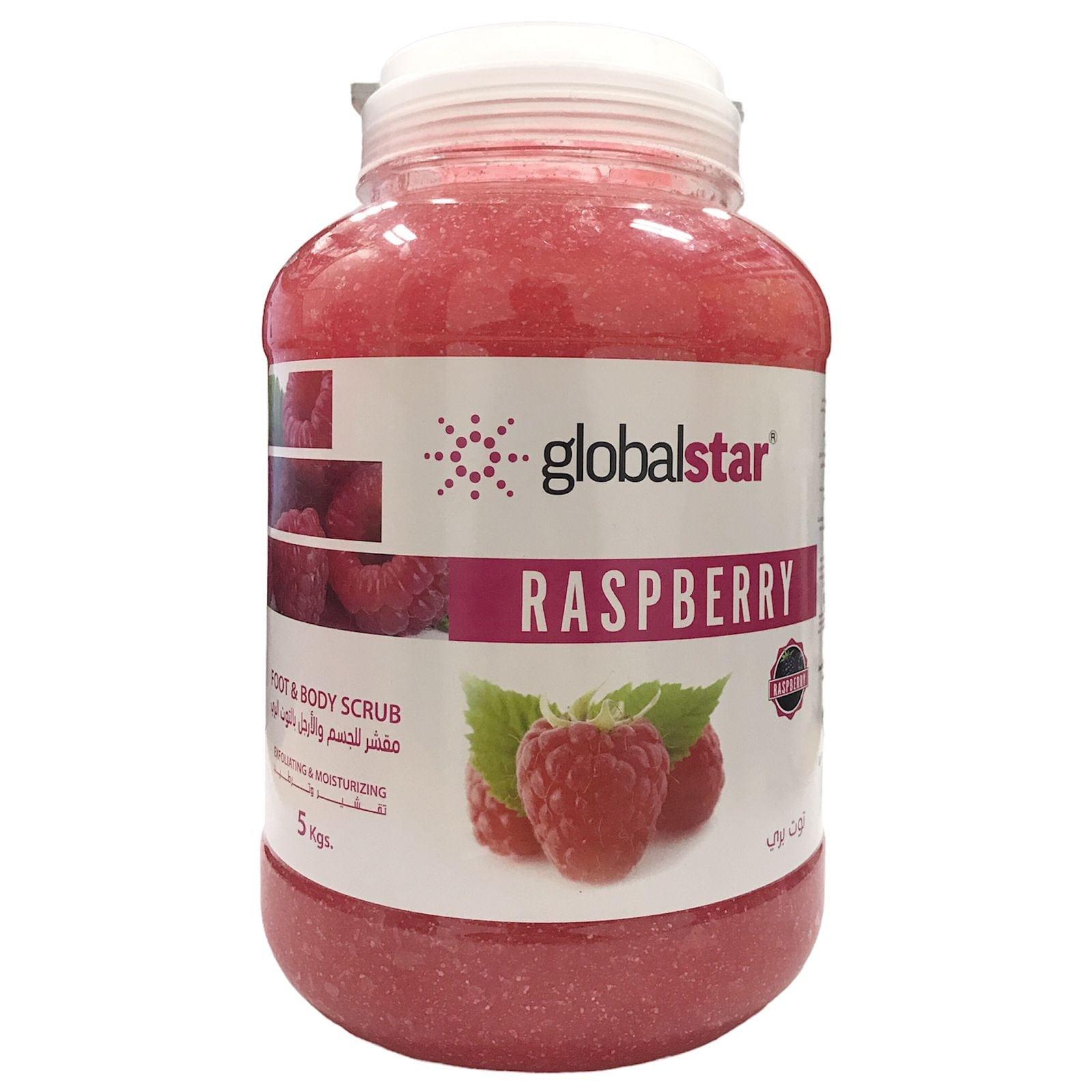 Globalstar Exfoliating Foot And Body Scrub Raspberry 5kg