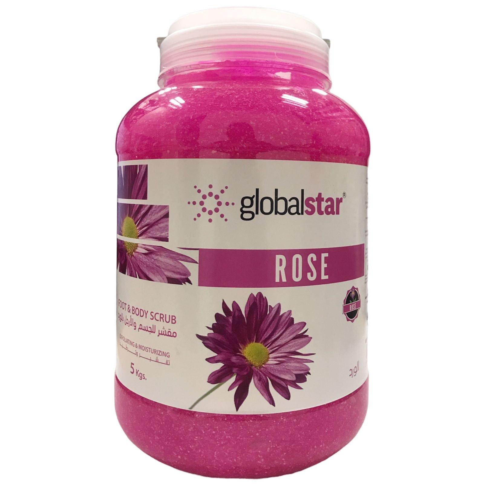 Globalstar Exfoliating Foot And Body Scrub Rose 5kg