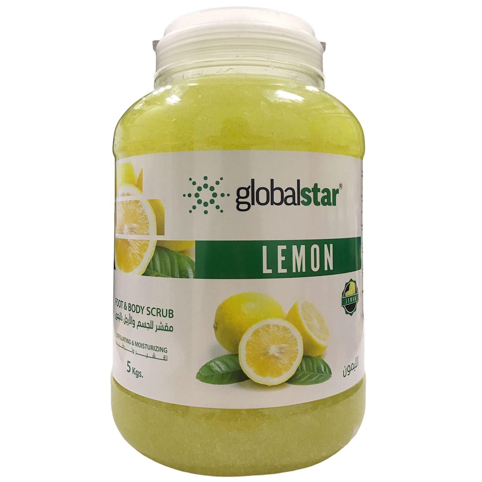 GlobalStar Exfoliating Foot And Body Scrub Lemon 5kg