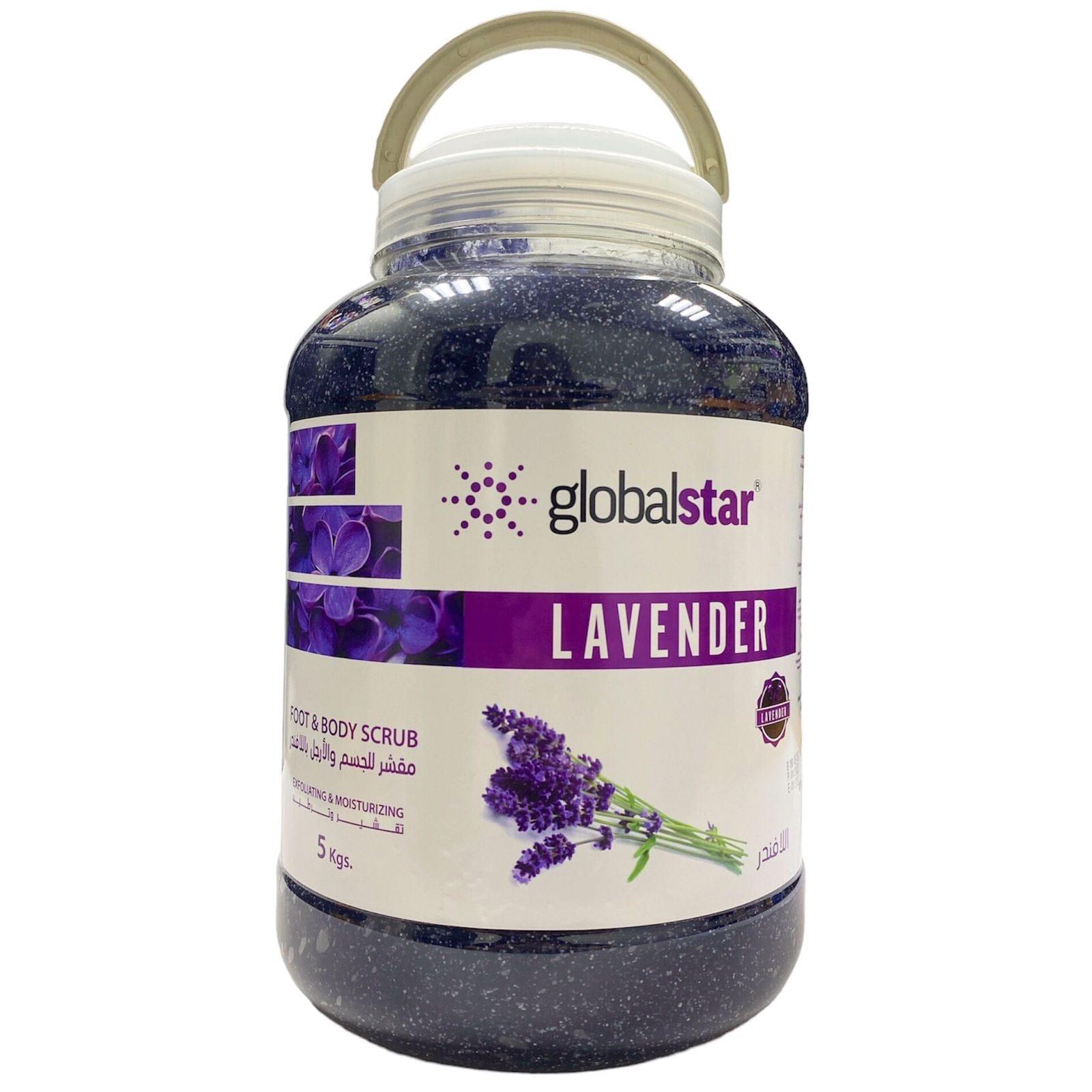 GlobalStar Exfoliating Foot And Body Scrub Lavender 5kg