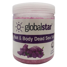 Globalstar Foot And Body Dead Sea Salt Lavender 1kg - Awarid UAE