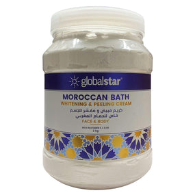 Globalstar Moroccan Bath Whitening And Peeling Cream Face & Body 2kg - Awarid UAE