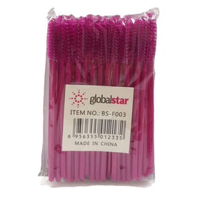 Globalstar Disposable Eyelash Brush Pink 1x50pcs - Awarid UAE