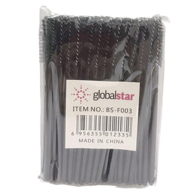 Globalstar Disposable Eyelash Brush Black 1x50pcs - Awarid UAE