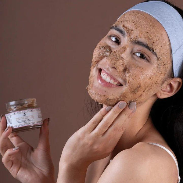 Nature Spell Wake Me Up Face Polish Brown Sugar & Coffee 100ml - Awarid UAE