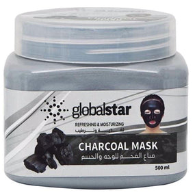 Globalstar Charcoal Clay Mask 500ml - Awarid UAE