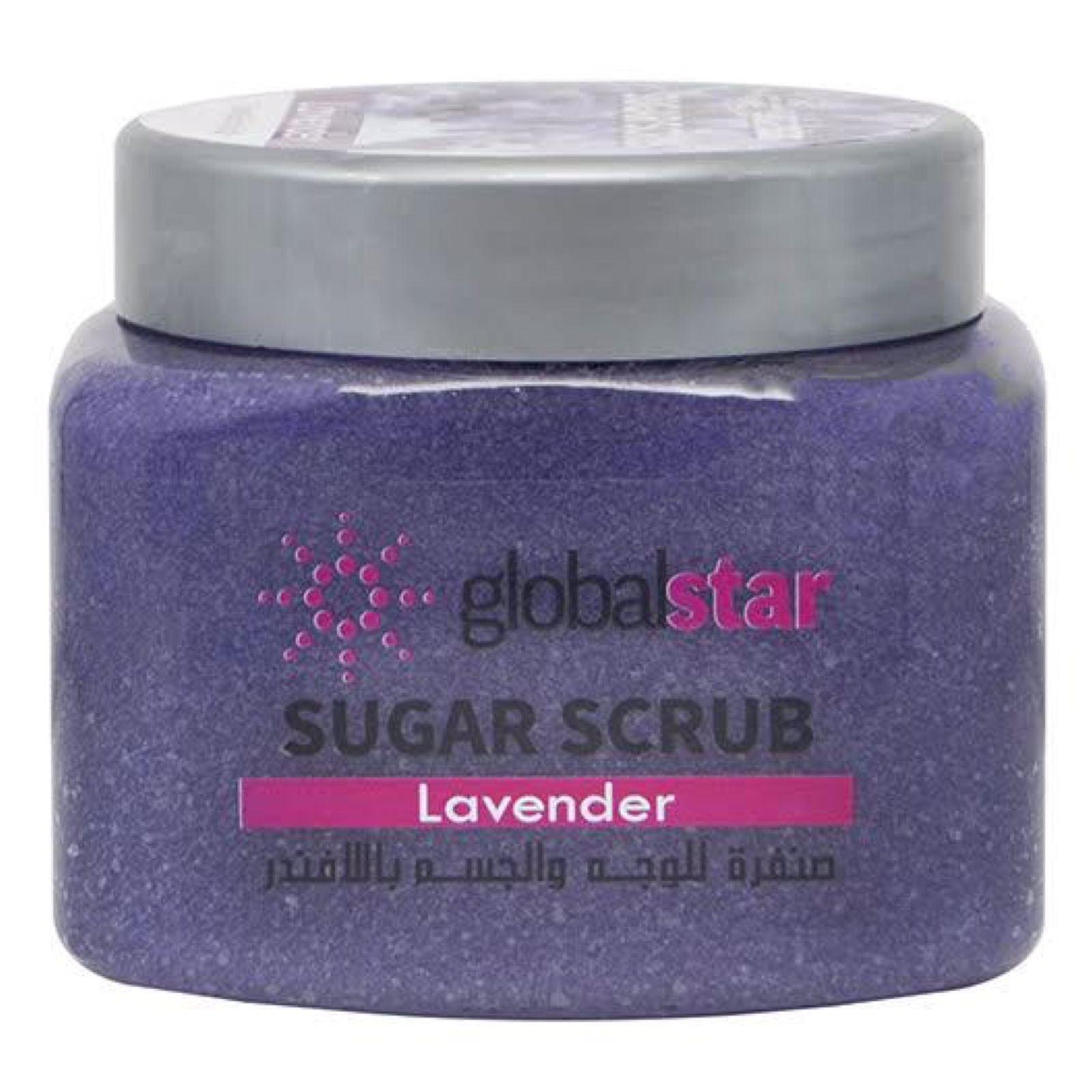 Globalstar Face & Body Sugar Scrub Lavender 600g