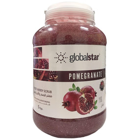 Globalstar Exfoliating Foot and Body Scrub Pomegranate 5kg - Awarid UAE