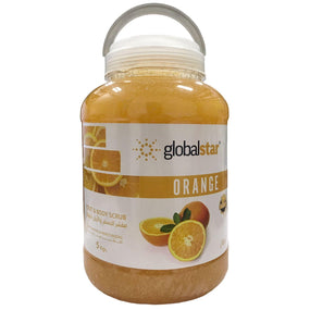 Globalstar Exfoliating Foot and Body Scrub Orange 5kg - Awarid UAE