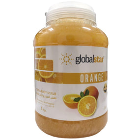 Globalstar Exfoliating Foot and Body Scrub Orange 5kg - Awarid UAE