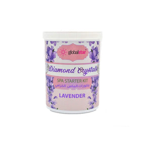 Globalstar Diamond Crystal Spa Starter Kit Lavender 1kg - Awarid UAE