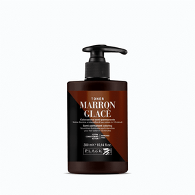 Black Hair Toner Semi Permanent Coloring Ammonia Free Marron Glace 300ml - Awarid UAE